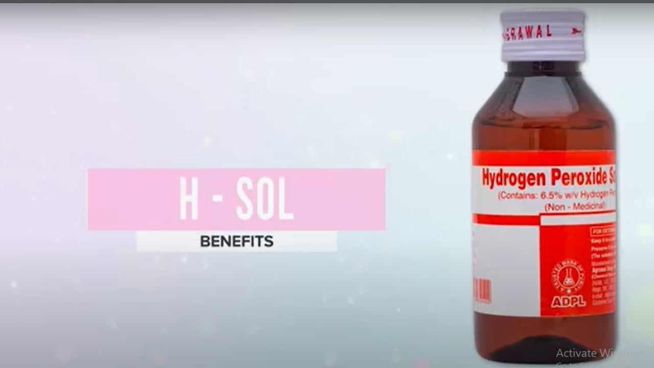 Load video: Hydrogen Peroxide Solution