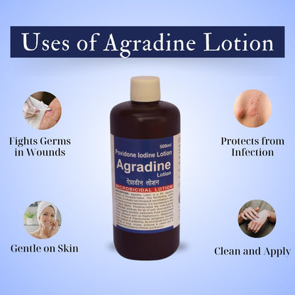 Agradine Lotion 5% : antiseptic lotion