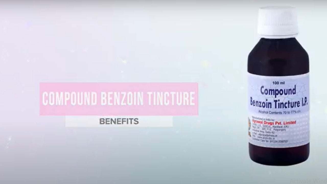 Load video: Compound Benzoin Tincture