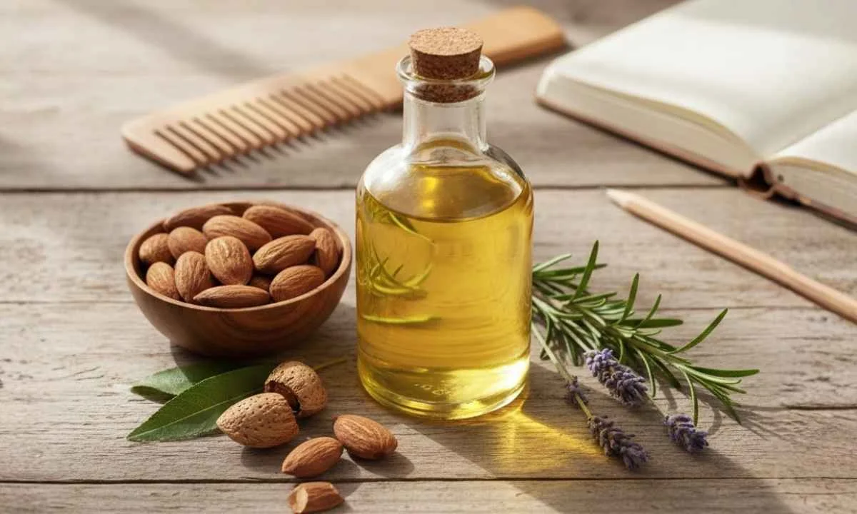 almond oil for hair growth and thickness