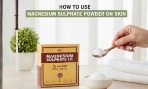 How to use magnesium sulphate powder on skin